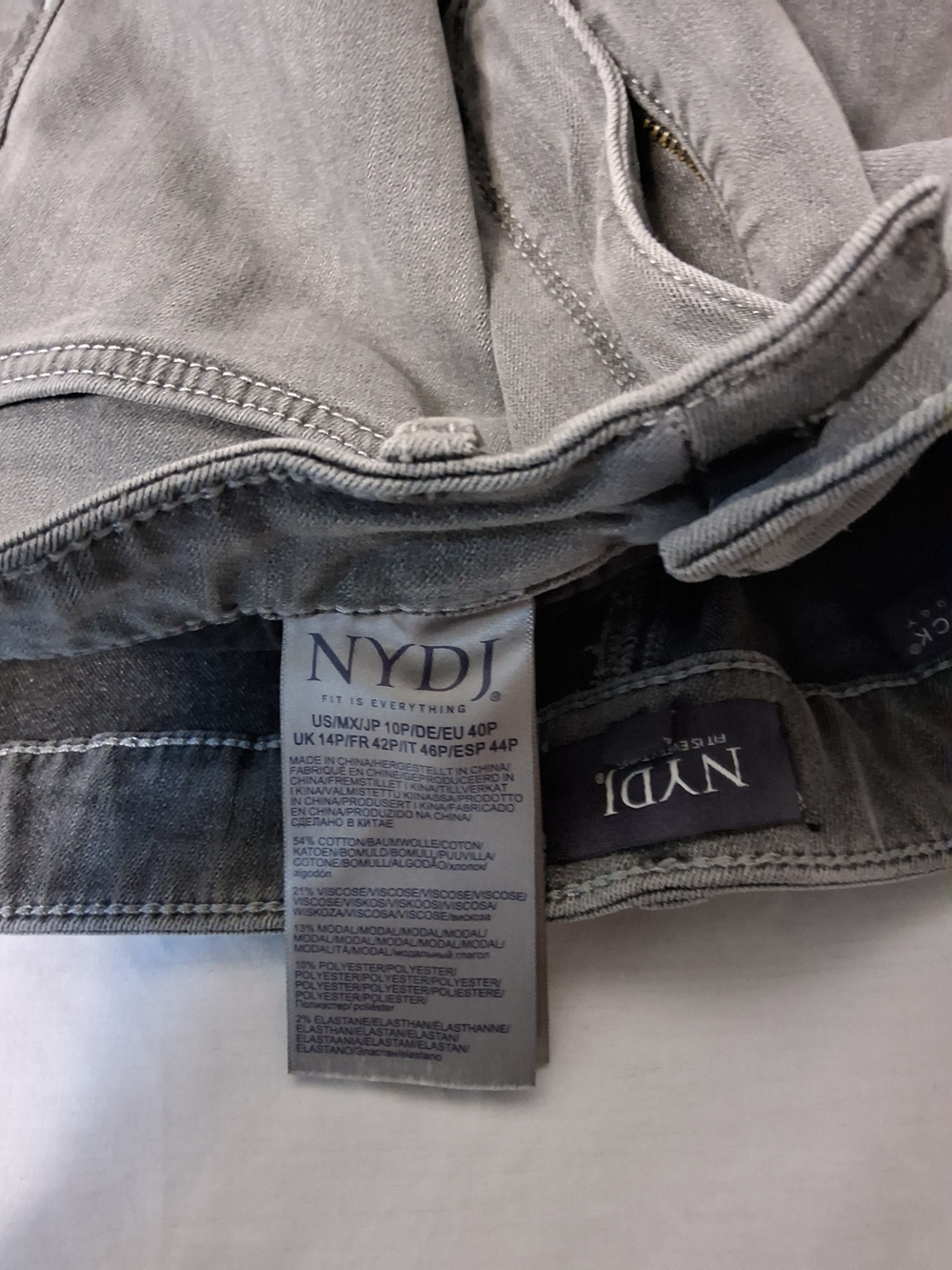 NYDJ Women's Gray Boot-Cut Jeans - Picture 5 of 5
